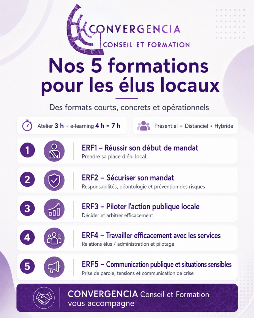DIFE nos 5 formations pour les elus
