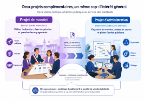 Différence entre projet de mandat et projet d’administration dans une collectivité territoriale