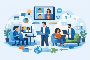 Guide du management d’équipe hybride efficace