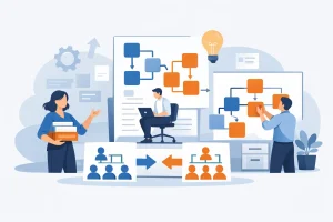 Réorganisation des services : exemple concret